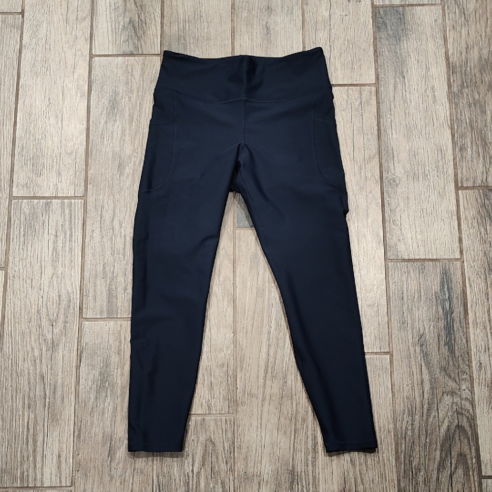 Old Navy Active Navy Blue High-Rise Leggings Size Large